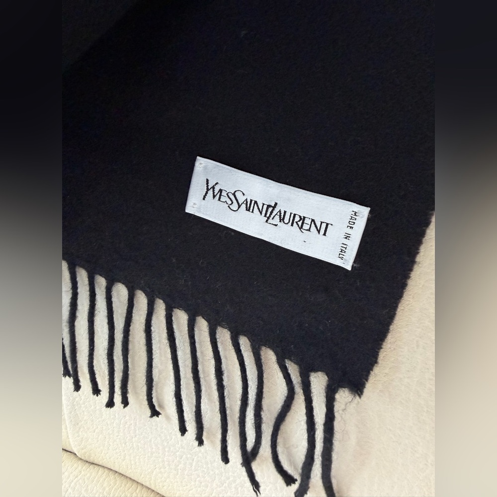 YSL Black Scarf - Picture 6 of 6